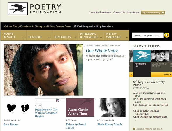 web stranice najboljih pjesnika