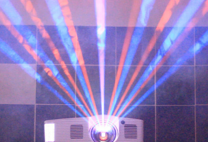 MusicBeam virtualni laserski show