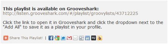 spotificirati popise za reprodukciju do grooveshark