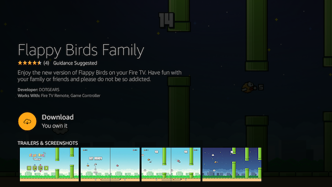 Kako se koristi Amazon Fire TV Stick: Kako preuzeti i igrati Flappy Birds Family i druge igre