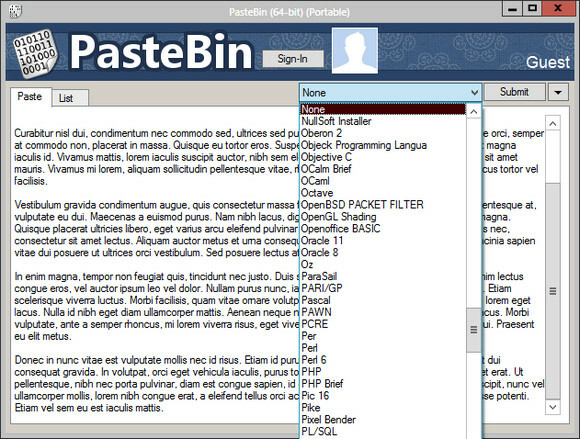 pastebin addon