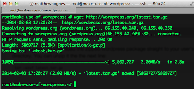 ssh-wordpress-preuzimanje