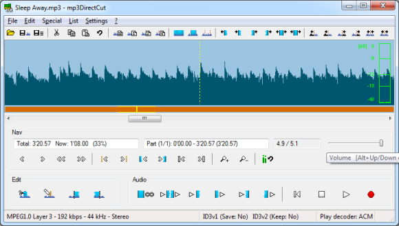 komprimiraj mp3 datoteku