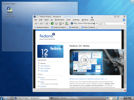 fedora 12 mogućnosti