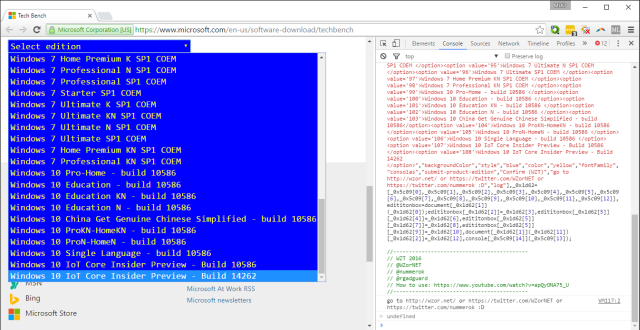 Microsoft Tech Bench Preuzmite Windows