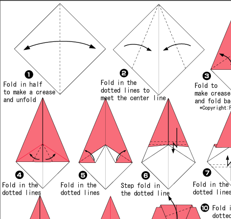 laki origami dijagrami