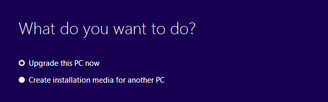 Nadogradnja sustava Windows 10 Ovo računalo