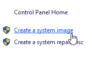 Izrada sigurnosne kopije i vraćanje sustava Windows 10 Stvaranje slike sustava