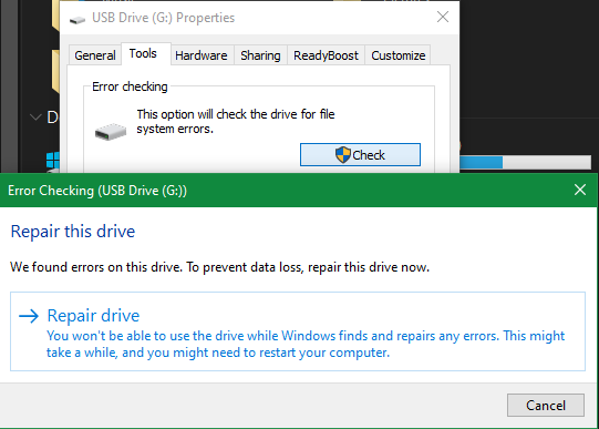 Windows Popravak USB diska