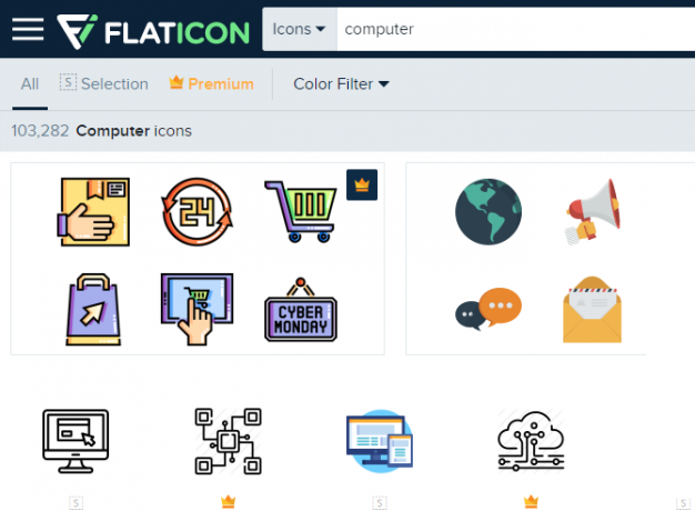 Računalo ikone FlatIcon