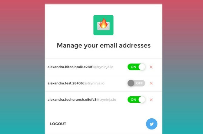 burnermail je najjednostavnije proširenje za upravljanje besplatnim jednokratnim adresama e-pošte