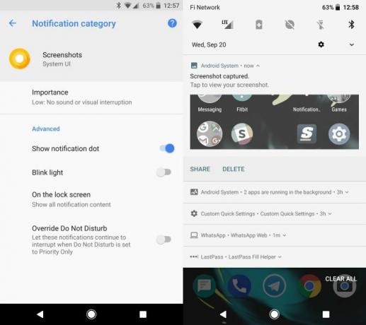 Android oreo obavijest niskog prioriteta