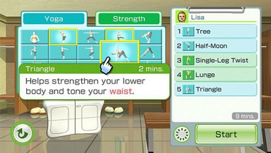 wii fitness igre