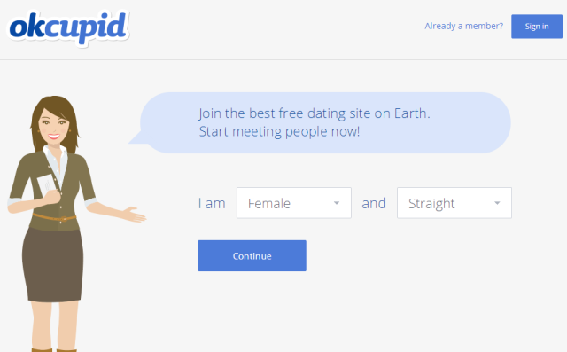 OKCupid prijava