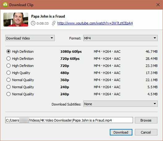 4K Video Downloader Preuzima YouTube Popise, kanale i više 4K Video Downloader Download Video