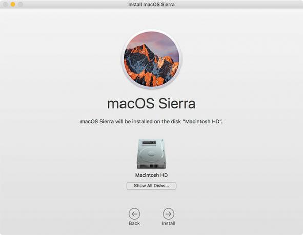 Podrška za instalaciju MacOS Sierra