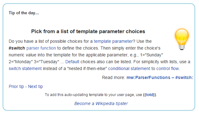 Wikipedia Savjet dana