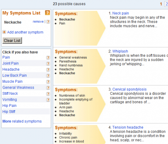 Pretraživanje simptoma: saznajte što znače vaši simptomi thumb26