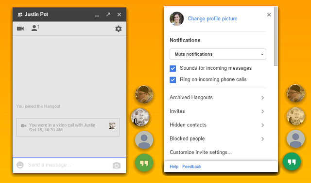 Netko je na kraju Google Hangouts učinio boljim u Hangoutima na radnom stolu novi primjer