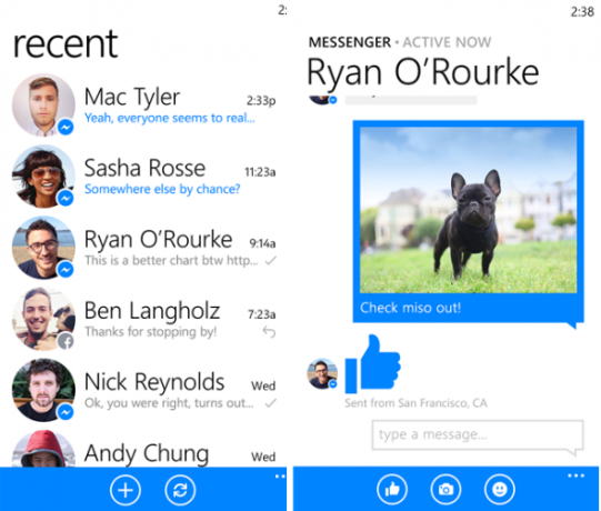 Korisnici Windows Phonea sada mogu instalirati Facebook Messenger fbmwindowsphone3