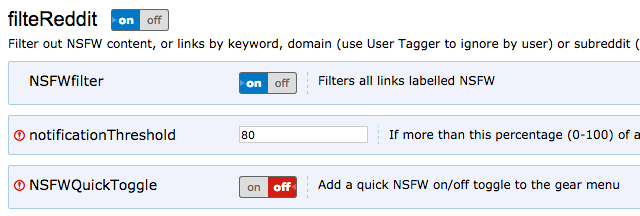 reddit pojačavanja filter-NSFW