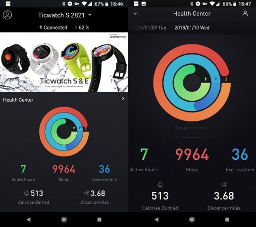 snimke zaslona aplikacije ticwatch