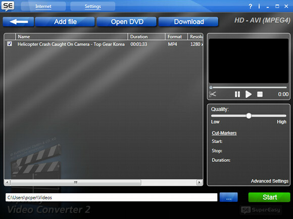 Pretvori, kopiraj i preuzmi sa SuperEasy Video Converter 2 [Nagrade] supereasy3