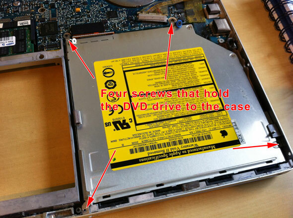 macbook pro swap DVD pogon