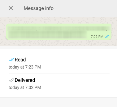 Kako vidjeti točno vrijeme kada je pročitano vaš WhatsApp poruku WhatsApp2