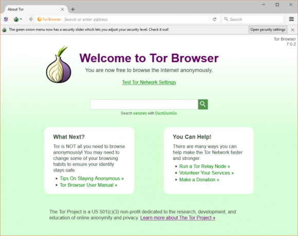 Doista privatno pregledavanje: Neslužbeni korisnički vodič za početnu stranicu preglednika Tor Tor