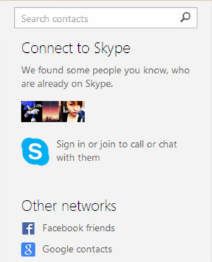 connect-microsoft-računa za Skype