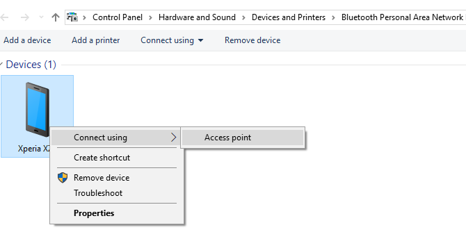 Spojite se na Android vezanu pristupnu točku putem Bluetooth-a u sustavu Windows 10