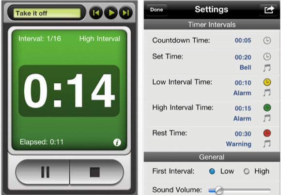 ipad timer aplikacija