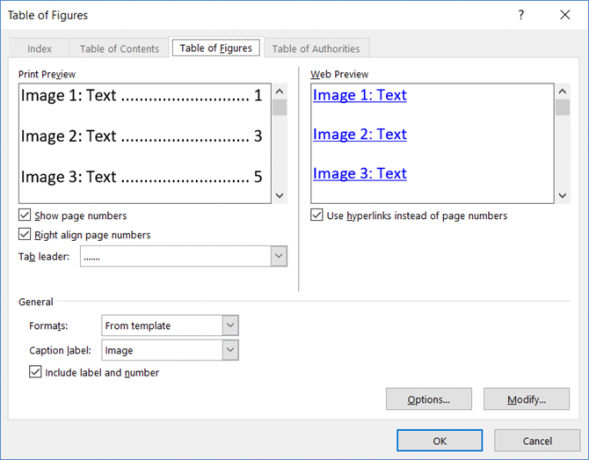 Jednostavan vodič za karticu Microsoft Word Reference Tablica MSWord TOFformat