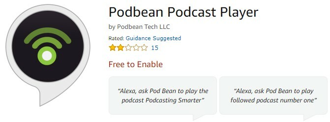 Podbean za amazonske odjeke s odjekom