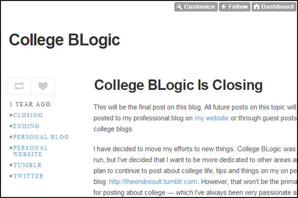 Vaš posljednji minutni vodič za izvoz vašeg poroznog bloga prije nego što se ugasi zauvijek Import2 CollegeBLogic Tumblr