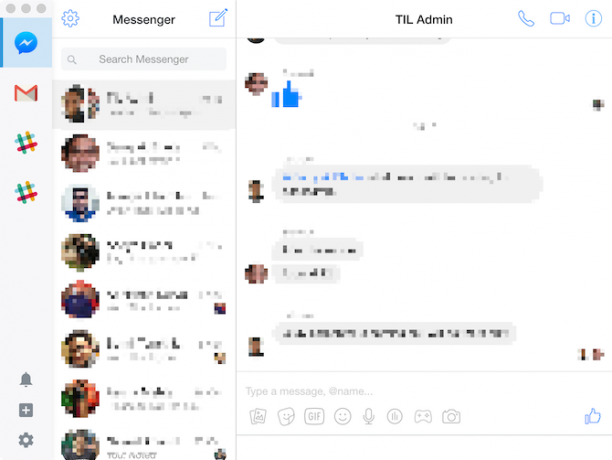 Franz all-in-one chat aplikacija za macOS