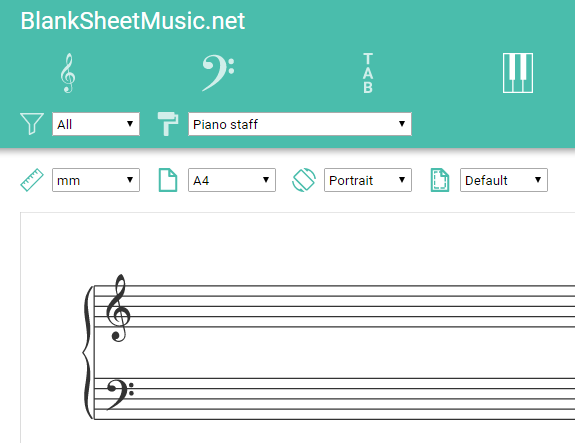Aplikacije za izradu notnih listova za pisanje glazbe bilo gdje blanksheetmusic
