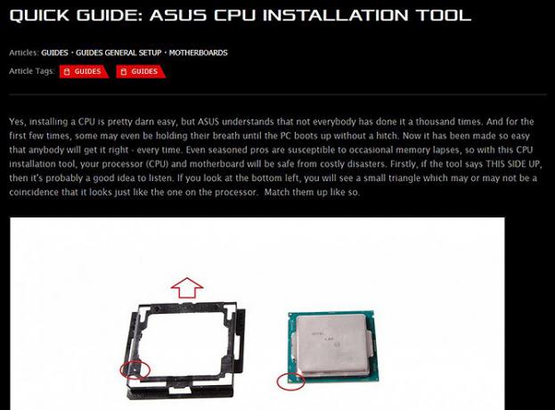 Sve što je potrebno za izgradnju računala - CPU alat za instalaciju