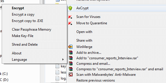 Kako sakriti i zaštititi svoje podatke u sustavu Windows truecrypt alternativni axcrypt