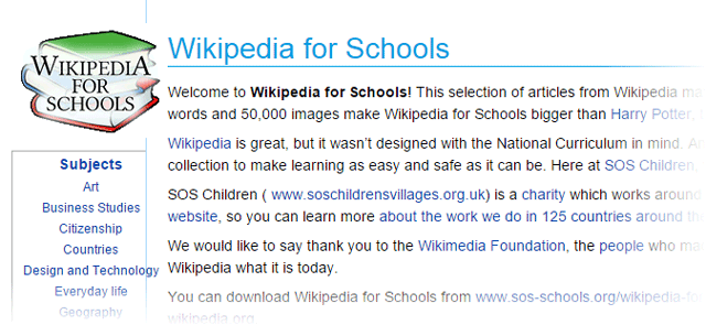 Wikipedija za škole