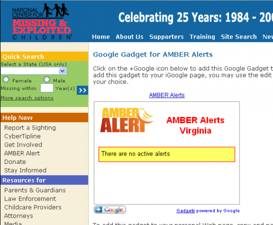 iGoogle gadget iGoogle gadget