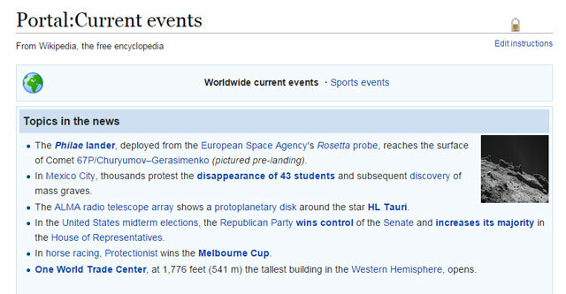 Wikipedia-Trenutačni događaji