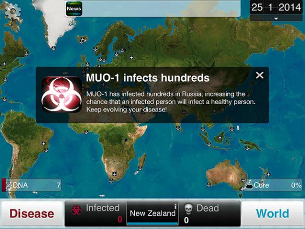 Izaberite bolest i obrišite čovječanstvo u Plague Inc. zaraziti