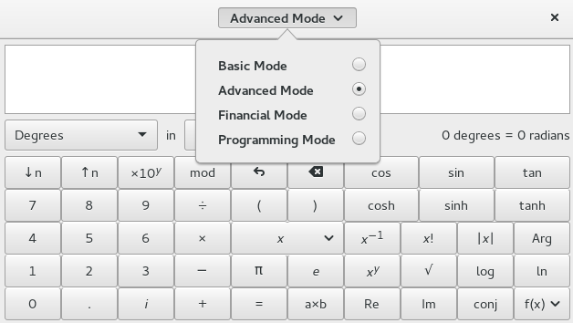 Linux-win-math-gnome-kalkulator