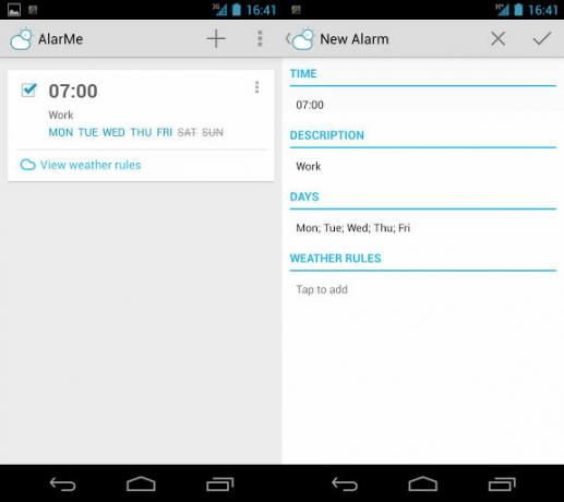 android weather alarm