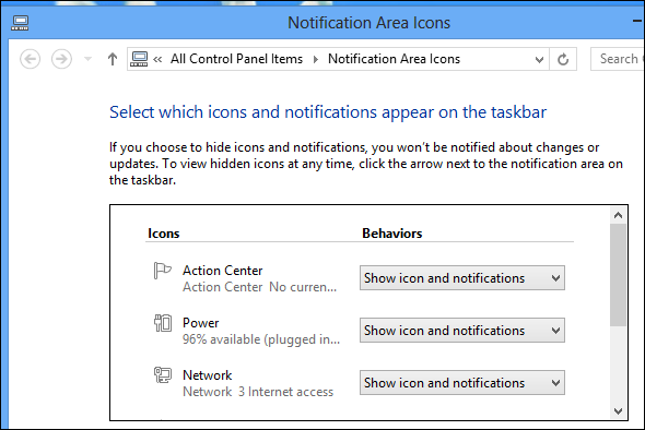 taskbar-obavijest-settings