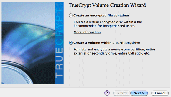 Kako stvoriti istinski skrivenu particiju s TrueCrypt 7 2 unutar particije