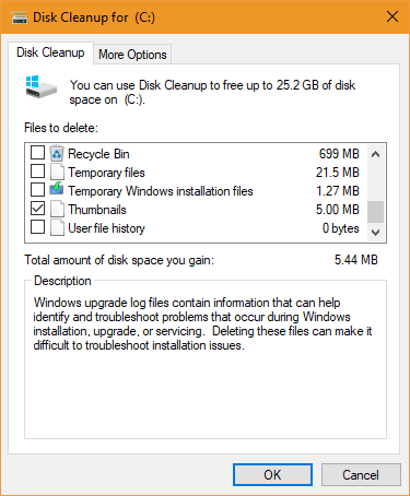 Očistite sistemske datoteke sustava Windows