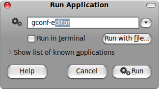 Kako staviti ikone doma, računala i otpada na Ubuntu Desktop altf2